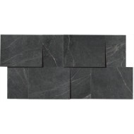 SOAP STONE MOSAICO 3D SOAP BLACK 30x60 - CERCOM