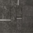 SQUARE MOSAIC SQUARE BLACK 30x30 cm – Cercom