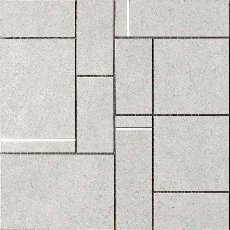 Square Mosaic White 30x30 cm — Cercom Ceramiche