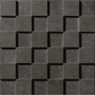 Mosaico Square 3D Black 30x30 cm - Cercom