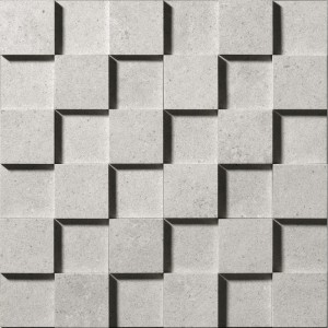 Square MOSAIQUE 3D White 30x30 cm