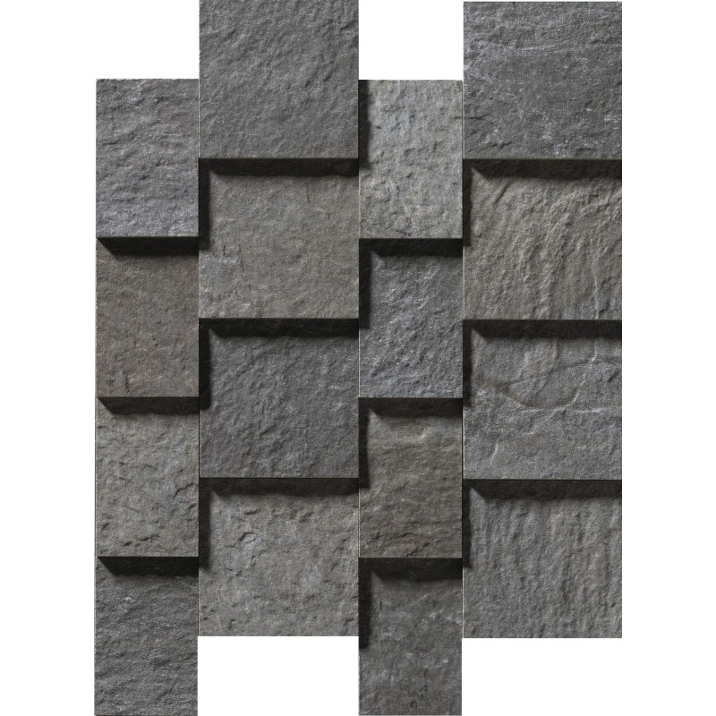 Mosaico STONE BOX Scaglie Multicolor 24x29 cm