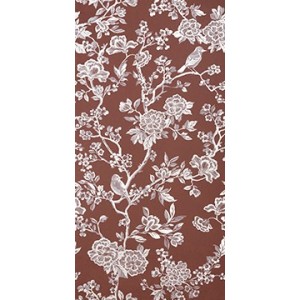 CHROMAGIC Florale Bordeaux 60x120