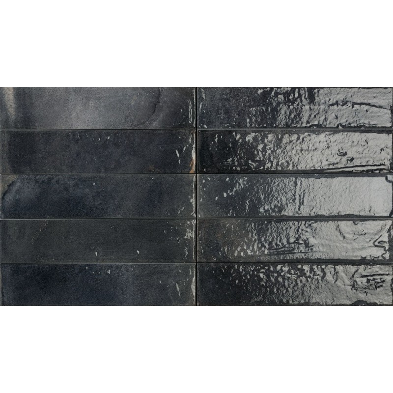 CITY BLACK LUX 6,5x29cm glossy tile - CIR 10888391