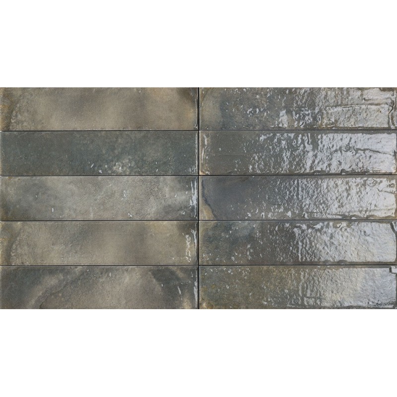 CITY GREEN LUX 6,5x29cm glossy tile - Cir Ceramiche