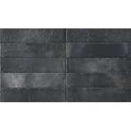 CITY BLACK MATT 6.5x29cm matt brick-effect tile