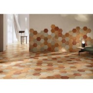 Cotto del Campiano Esagona Giallo Umbria 15.8x18.3cm