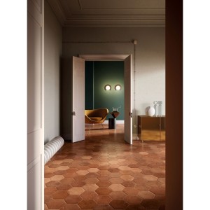 Cotto del Campiano, rouge Siena, 10mm, 15,8x18,3cm