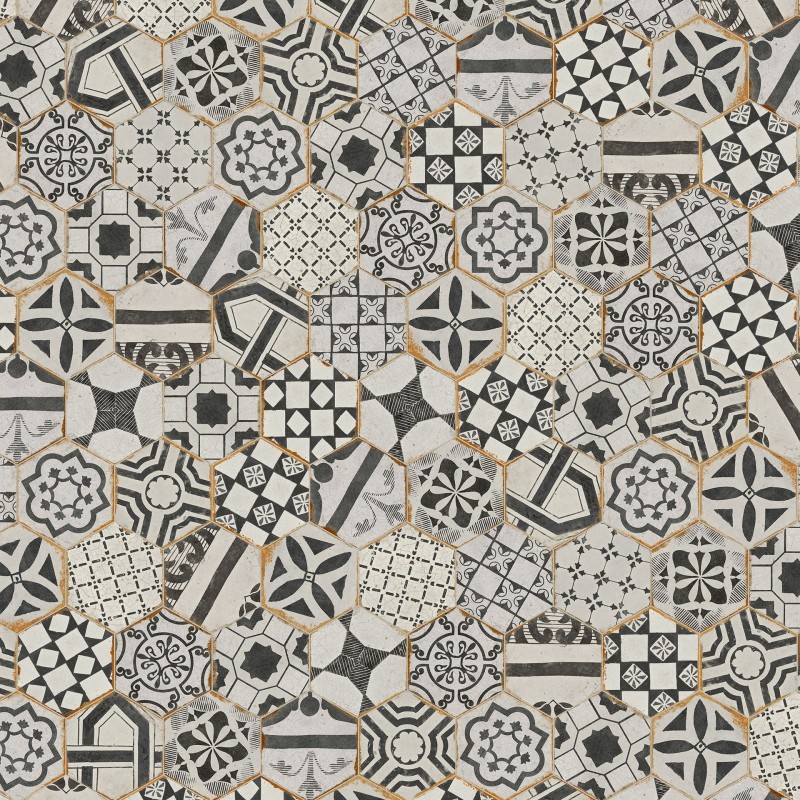 Cotto del Campiano Esagona Mix 15,8x18,3 cm - CIR 1081301