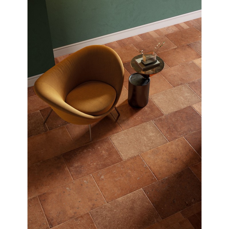 Cotto del Campiano Rosso Siena 20x40cm matt tile