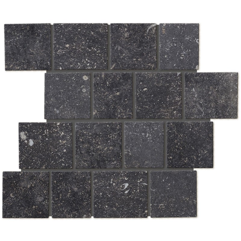 Di Pietra Mosaic Pavé Ardenne Nero 30x30cm