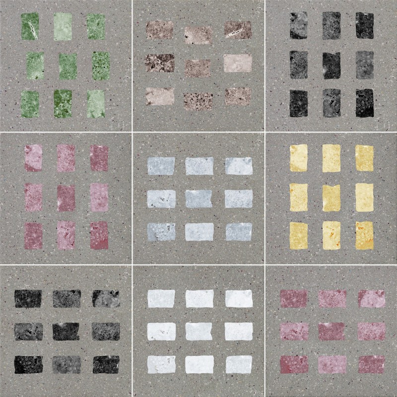 FOREVER COLOR GEMSTONE GREY MIX 20x20 cm - CIR 1093911