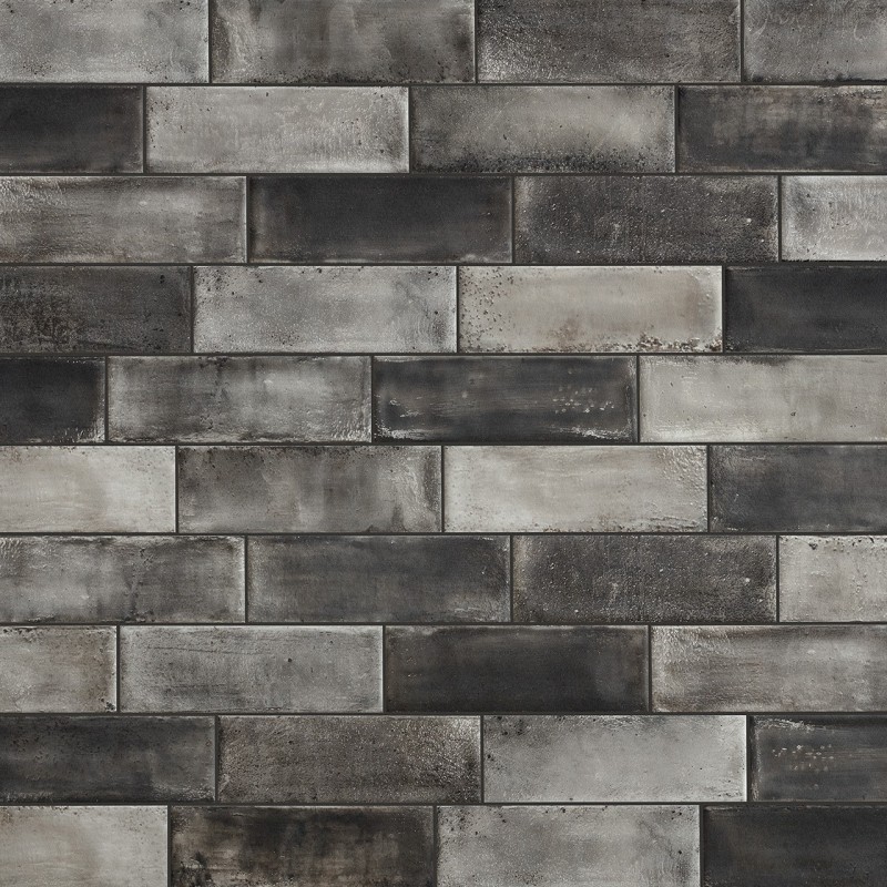 FUORITONO NERO MATT 10x30cm by Cir Ceramiche