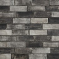 FUORITONO NERO MATT 10x30cm by Cir Ceramiche
