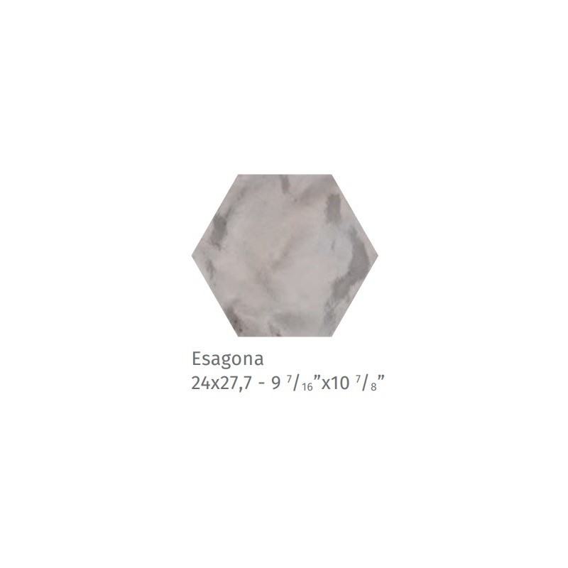 Fuoritono Esagona Fuoribeige 24x27.7cm glossy tile