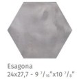 Fuoritono Esagona Fuoribianco 24x27.7cm glossy tile
