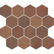 ITALICA MOSAICO ESAGONA TERRA BRUCIATA 25X30cm - CIR 1087591