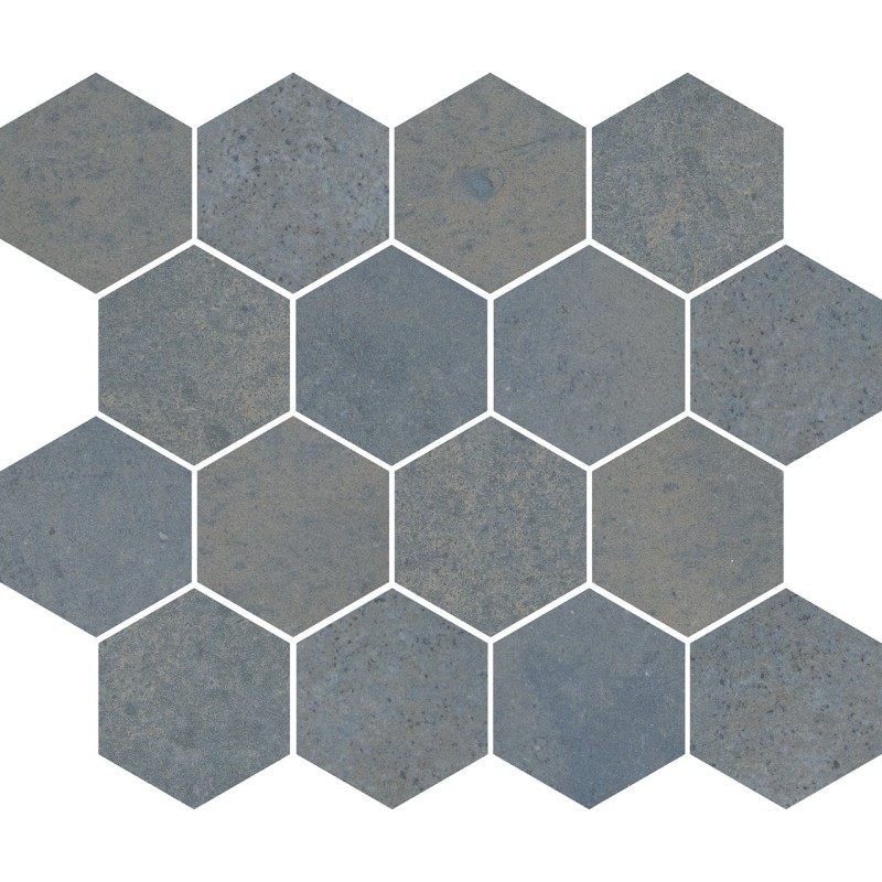 ITALICA MOSAICO ESAGONA TERRA BLU 25X30cm - CIR 1088304