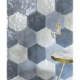 Materia Prima Esagona Navy Sea 24x27.7cm — Cir Ceramiche