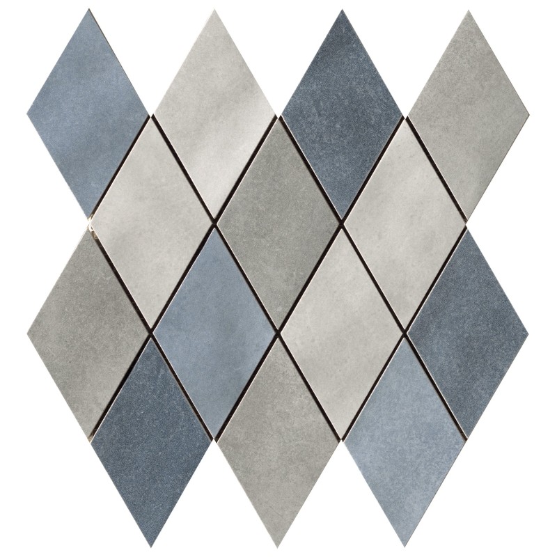 Mosaik Rombo Mix Blue 25x25 cm