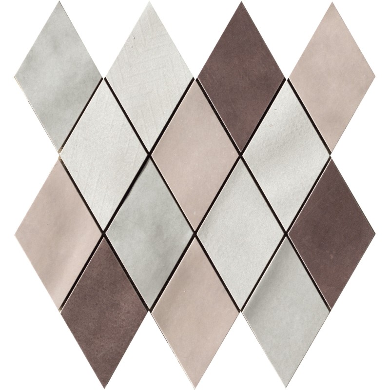 Materia Prima Rombo Mix Pink 25x25 cm mosaic