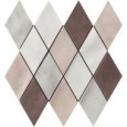 Materia Prima Rombo Mix Pink 25x25 cm mosaic