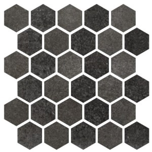 Mosaïque Cir Esagona Black Storm 27x27