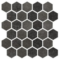 Materia Prima Mosaic Esagona Black Storm 27x27 cm