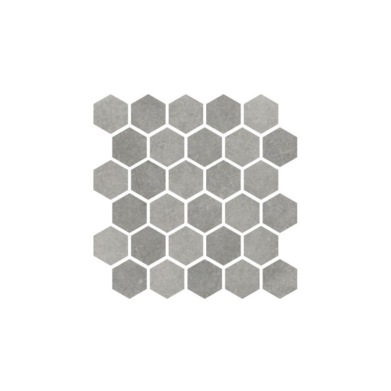 Materia Prima Mosaic Esagona Grey