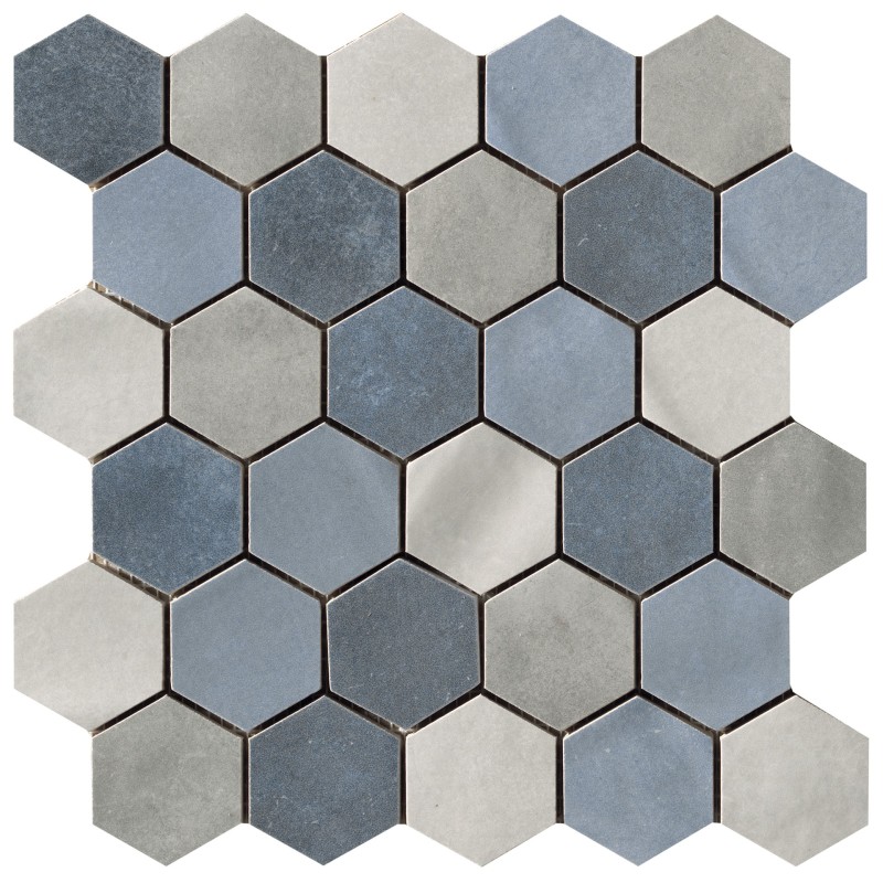 Materia Prima Esagona Mix Blue 27x27cm - Cir