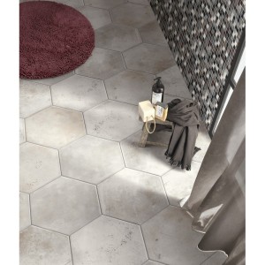 MIAMI ESAGONA White Rope - 24x27.7 cm