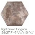 MIAMI ESAGONA Light Brown 24x27,7 cm - effetto pietra opaco