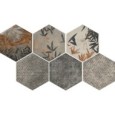 MIAMI ESAGONA grey decorative tile 24x27.7cm