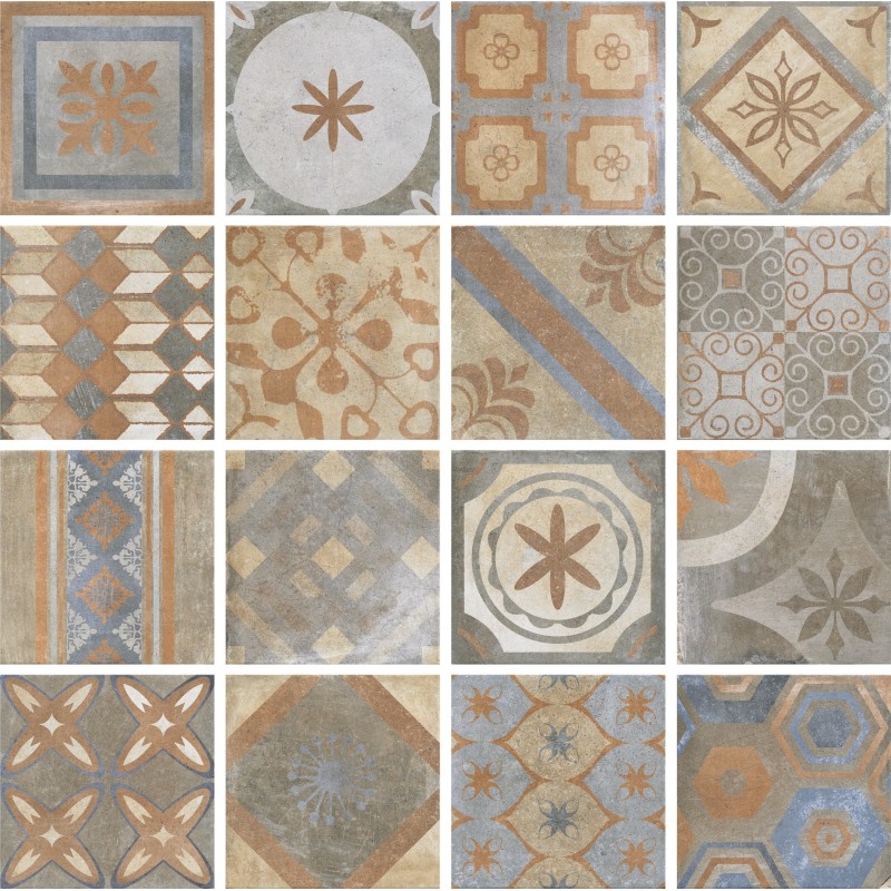 New Orleans French Quarter 20x20cm matt tile - CIR 10495862