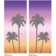 SHOWALL Palme Rosa SX Keramik-Textur
