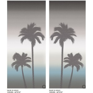 SHOWALL PALME GRIGIO SX 120x280 cm - Cir Ceramiche