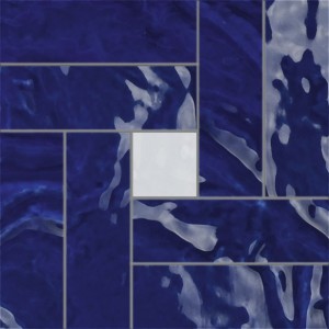 Tadelakt mosaïque Casablanca Blu