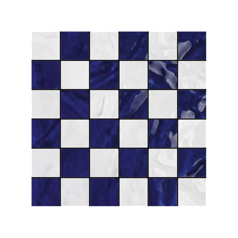 TADELAKT MOSAIC FEZ BLU 30x30 cm - Cir Ceramiche
