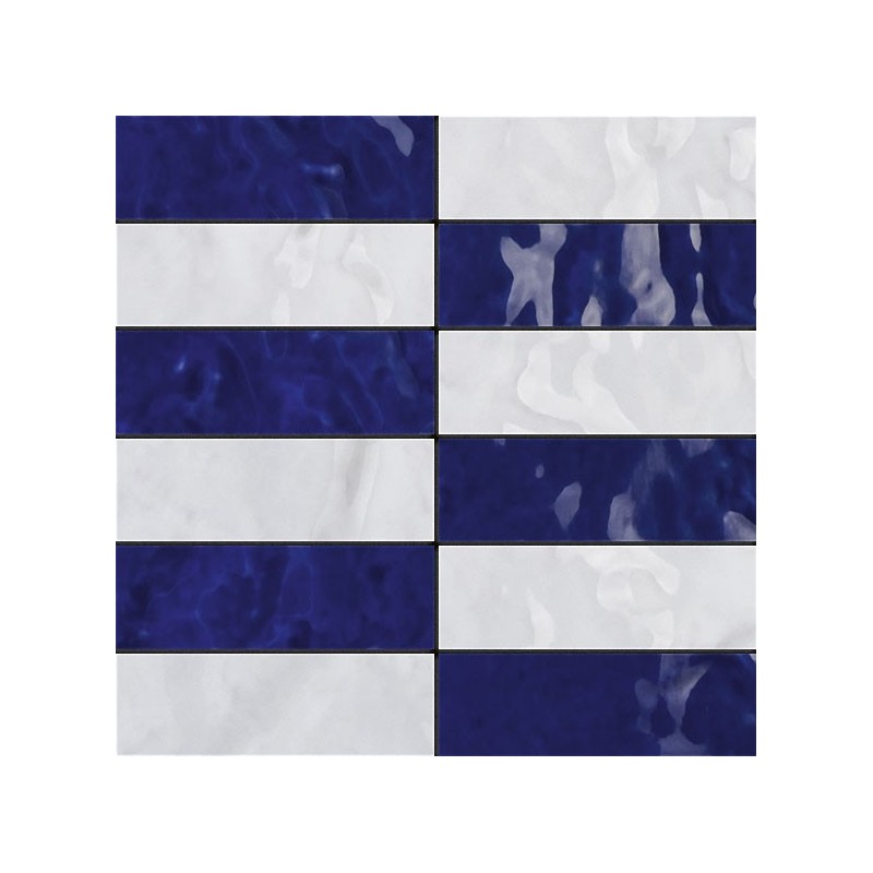 Tadelakt Mosaic Marrakech Blu 30x30cm - Cir Ceramiche