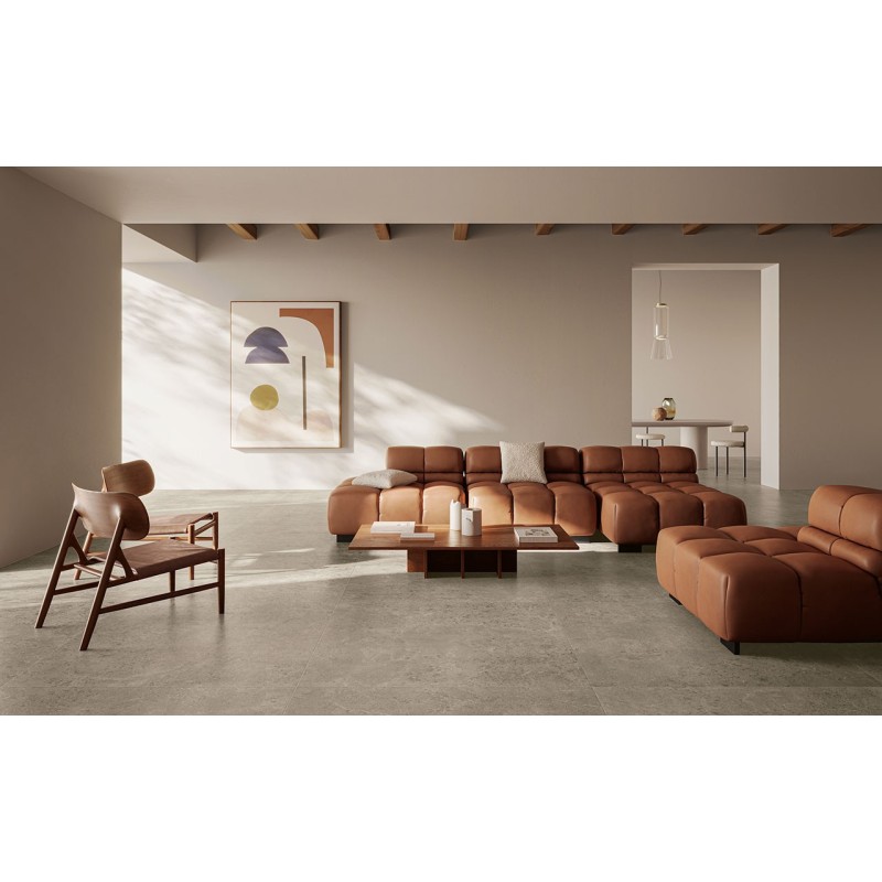CONCRETA Ecru 120x120 cm gres porcellanato opaco - Serenissima