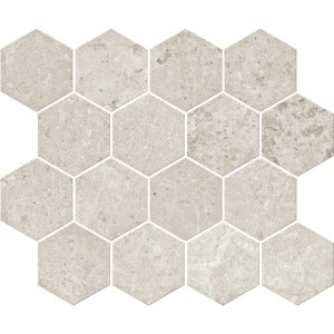 Concreta mosaïque esagona avorio 25x30