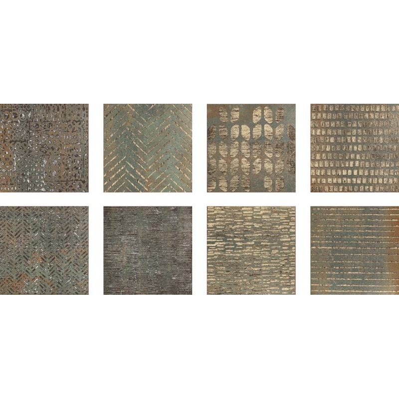 Costruire lamiera Mix Verde 25x25cm