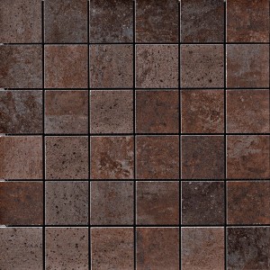 Mosaïque Costruire Métal Rouillé 30x30cm