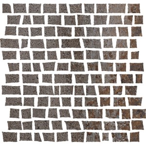 Mosaïque Costruire 30x30cm metal rustique