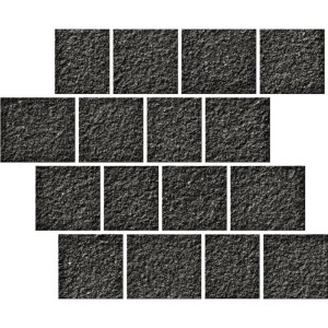 Mosaïque ECLETTICA PAVE NERO ROCK