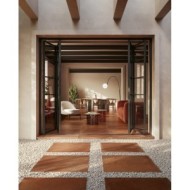 Italica Terra Bruciata 100x100cm matte tile