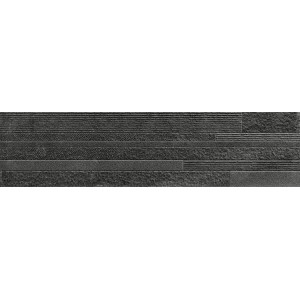MATERICA BRICK MIX Nero 30x120 cm mat