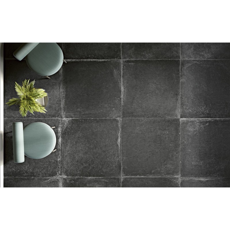 Materica Nero 30x60cm – effet ciment matt