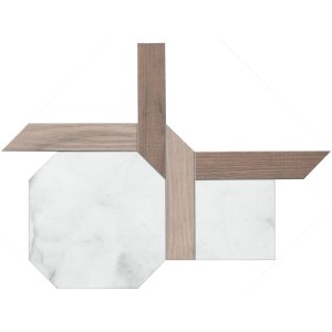 Norway Intreccio Warm – mosaïque céramique Serenissima