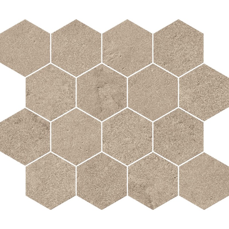 Pietra di Portland mosaïque gris 25x30cm